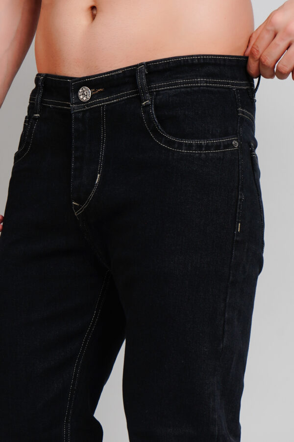 Straight Fit Black Jeans - Image 5
