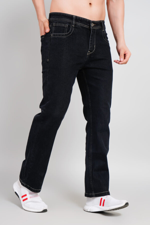 Straight Fit Black Jeans - Image 4