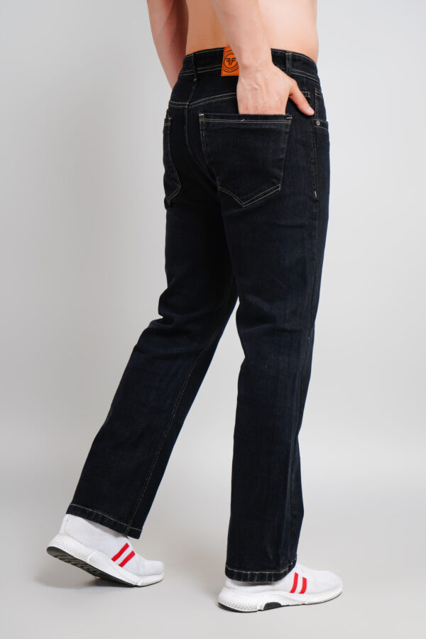 Straight Fit Black Jeans - Image 3