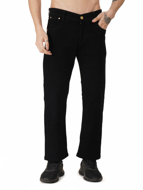 Straight Fit Black Peach Jeans - Image 2