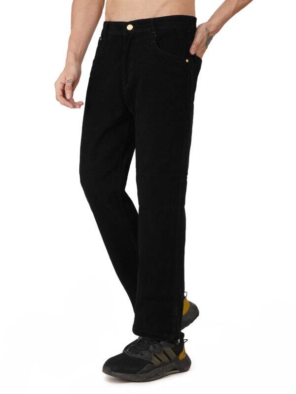 Straight Fit Black Peach Jeans