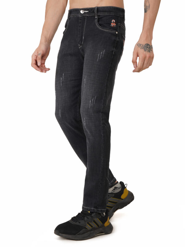 Regular Fit Grey Black Jeans - Image 2
