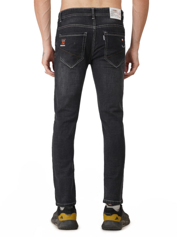 Regular Fit Grey Black Jeans - Image 4