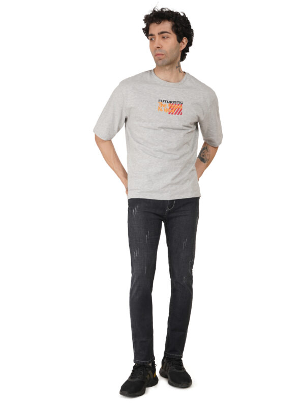 Regular Fit Grey Black Jeans - Image 5