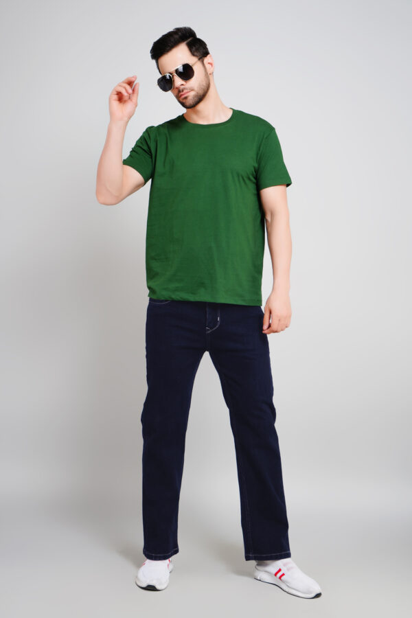 Straight Fit Navy Blue Jeans - Image 7
