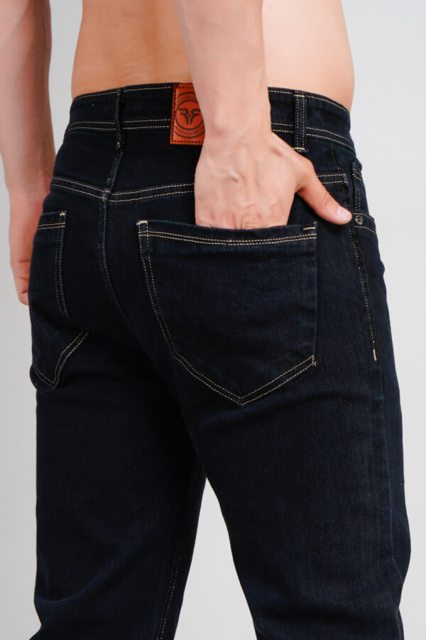 Straight Fit Navy Blue Jeans - Image 5